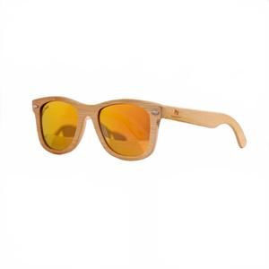 NEW HAPPY EARTH unisex palm sunglasses in peach